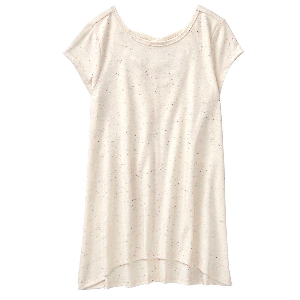 Gymboree Ivory Speckle Confetti Top